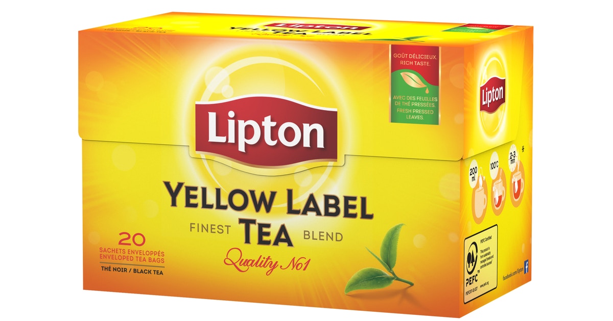 Lipton Yellow Label Tea 20Pcs